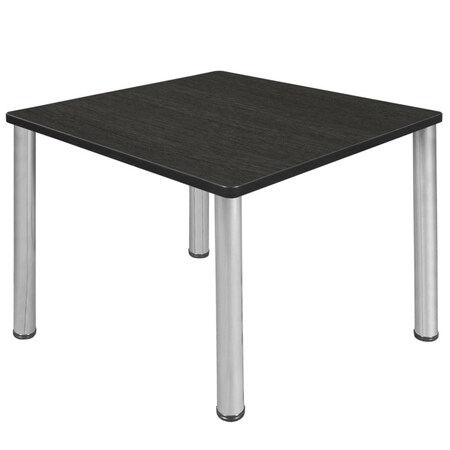 Regency Kee Square & Round Tables, 42 W, 42 L, 29 H, Wood, Metal Top, Ash Grey TB4242AGBPCM